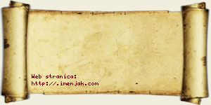 Tomanija Jočanin vizit kartica